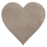 Poduszka Cleo Serce velvet 35x35 cm Beż