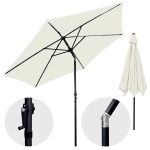 Parasol ogrodowy Tropea 300 x 245 cm Kremowy