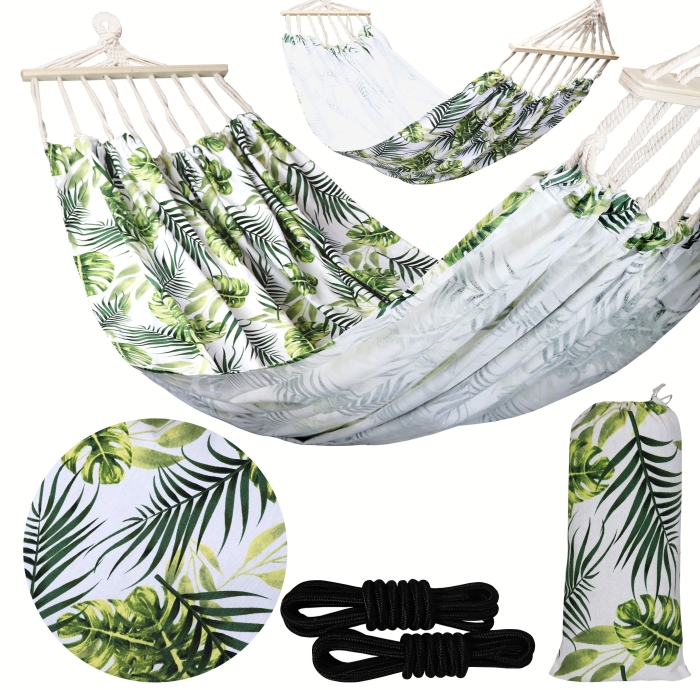 Dwuosobowy Hamak Essence 280x150 cm JUNGLE zieleń