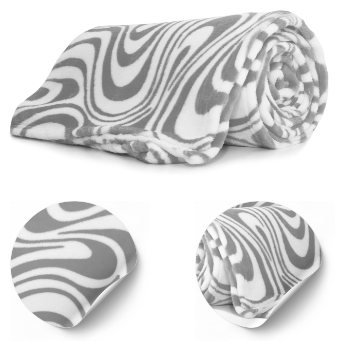 Koc Sense mikrofibra 150x200 cm Szary MY GREY