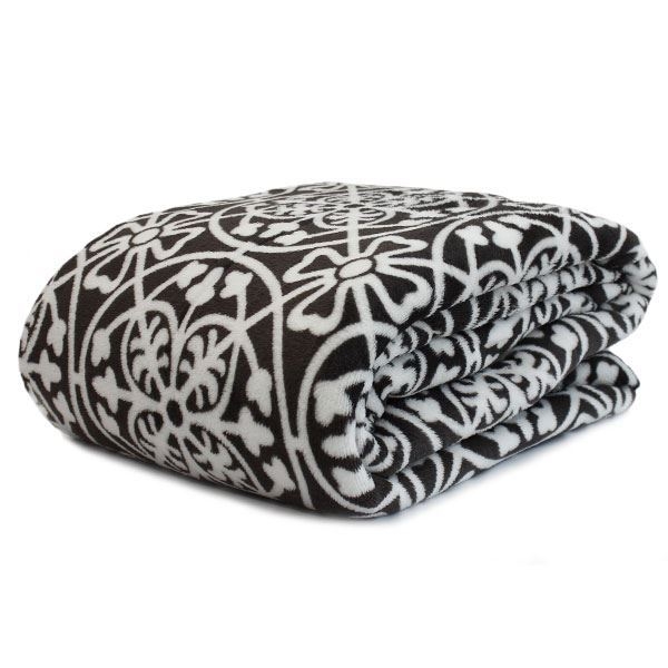 Koc Cesare mikroflanela 200x220 cm Grafit