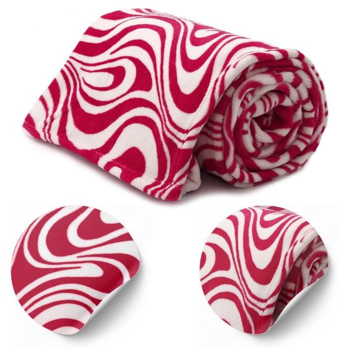 Koc Sense mikrofibra 200x220 cm Róż PINKY ICE