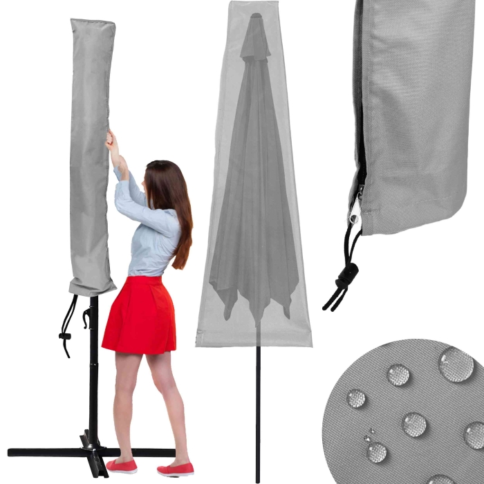 Pokrowiec na parasol FLINT 20/25*135 cm Szary