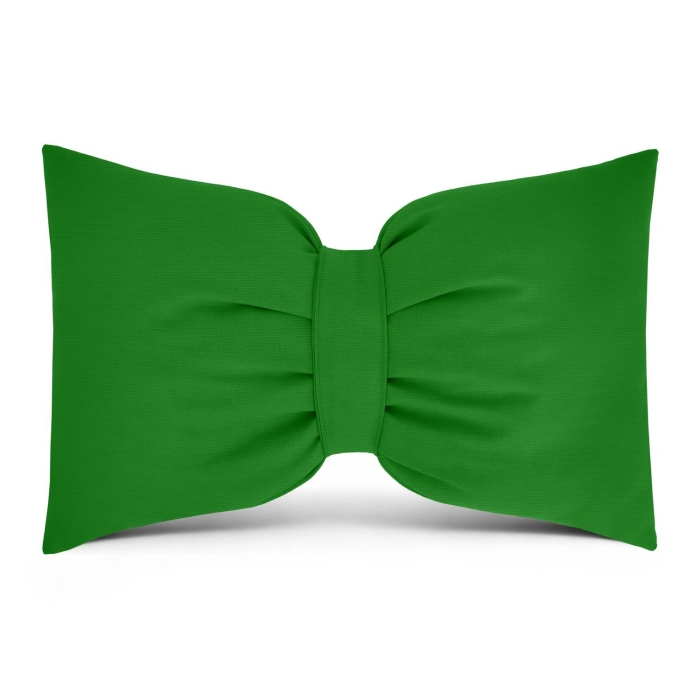 Poduszka Kokarda GLAM 30x50 Zieleń Loneta