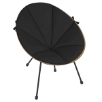 Poduszka na fotel ACAPULCO Natural Oxford Czarny W