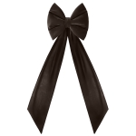 Kokarda Deco Velvet Glam Bow 50x40+50 cm Brąz