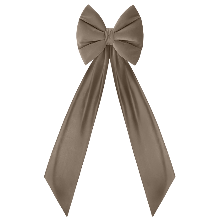 Kokarda Deco Velvet Glam Bow 50x40+50 cm Beż