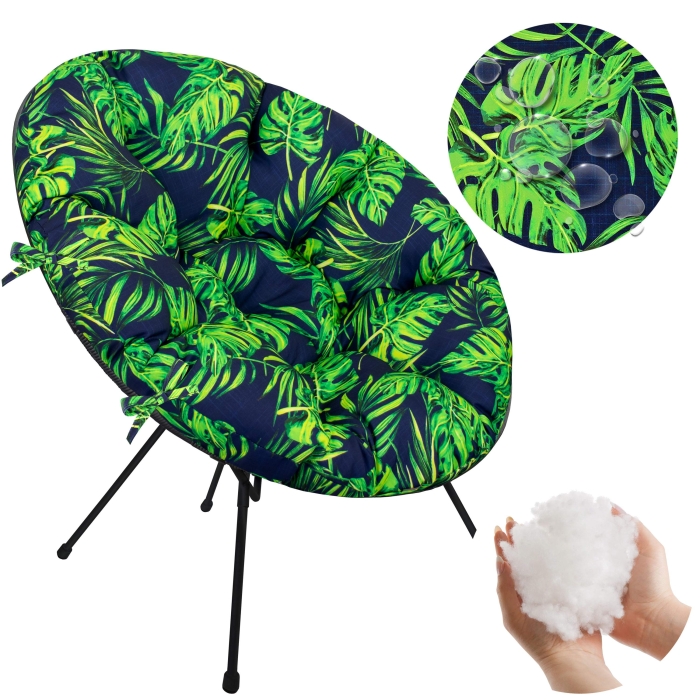 Poduszka na fotel ACAPULCO 90x105 Monstera Granat