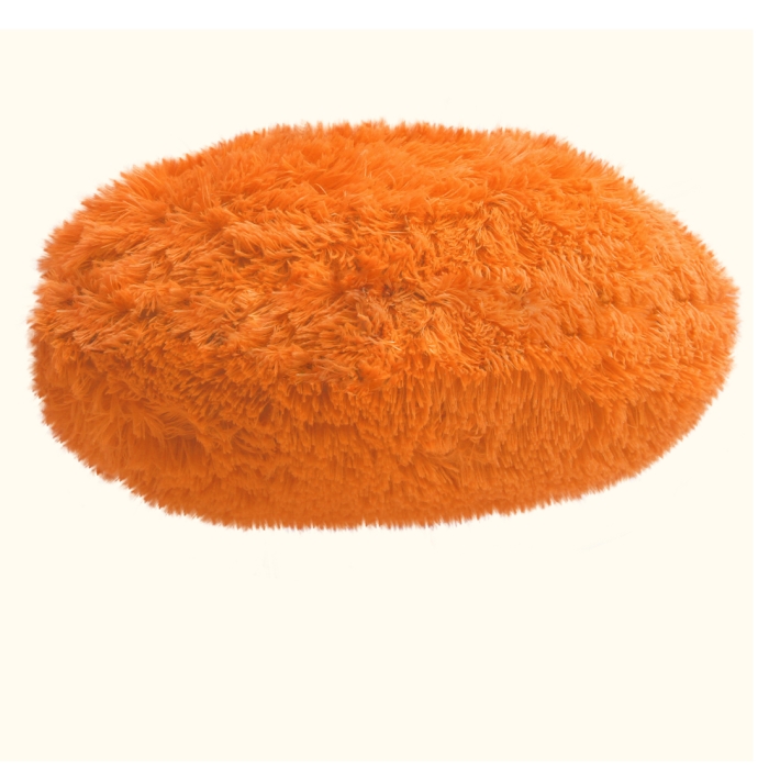 Poduszka Queen okrągła z wypeł. śr.45 cm Pomarańcz