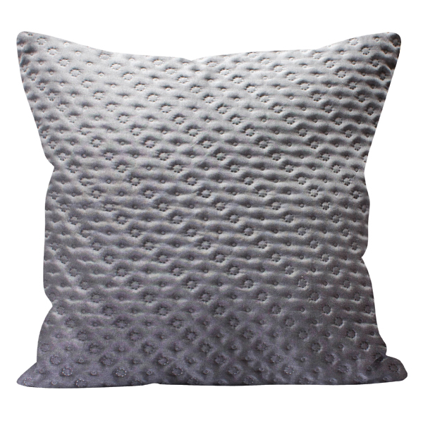 Poszewka pikowana Laurine 45x45 Szary / Gray