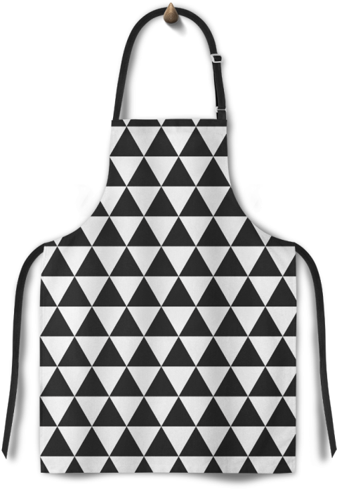 Fartuch kuchenny Salt&Pepper Trójkąty 65x75 cm