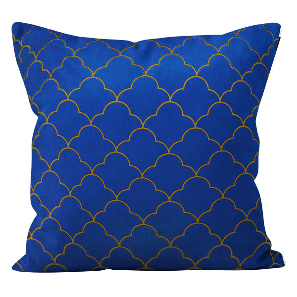 Poduszka Jess  MAROKO VELVET 45x45 cm Granat