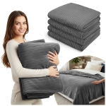 Koc Amy 200x220 cm Szary