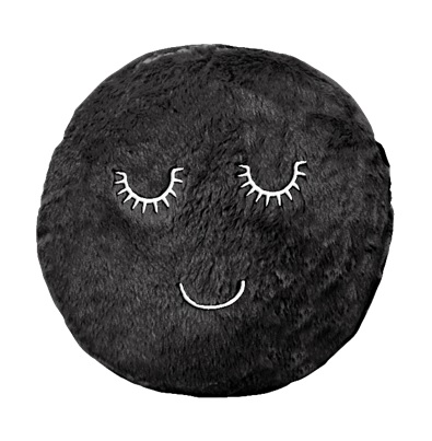 Poduszka Super Smile okrągła 45 cm Czarny