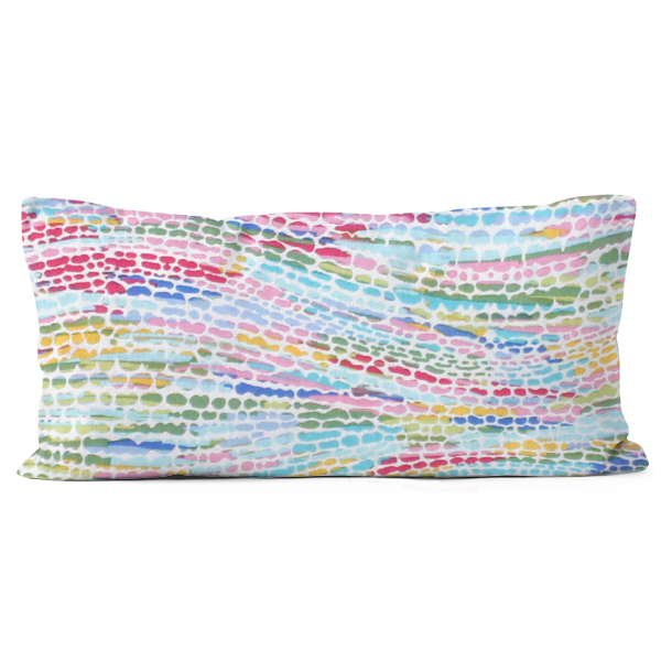 Poduszka JESS z wkładem Mozaika Multicolor 30x50 c