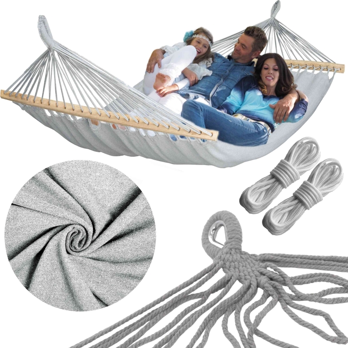 Hamak Ultimate XXL 220x160 cm Szary