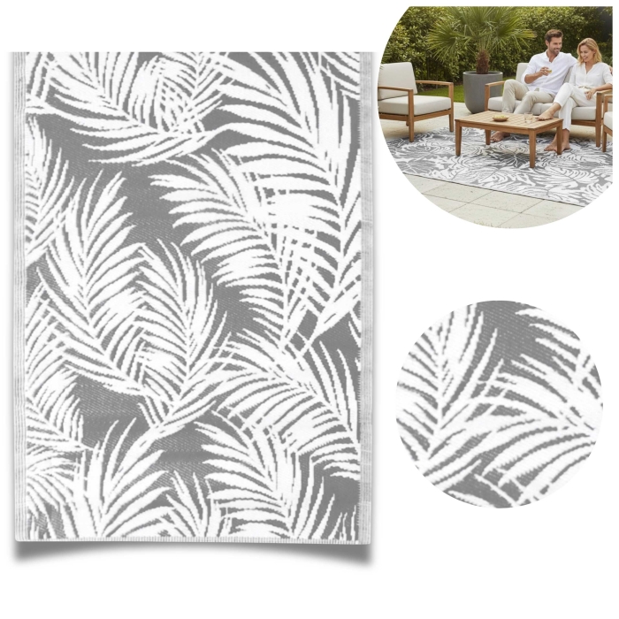 Dywan zewnętrzny HOYAS GRAPHITE 120x170 cm