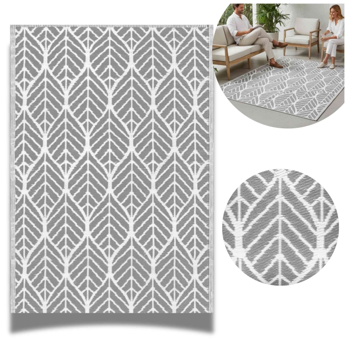 Dywan zewnętrzny SUMMER DREAM 120x170 cm Gray