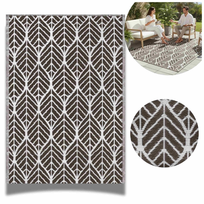 Dywan zewnętrzny SUMMER DREAM 120x170 cm Brown