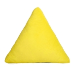 Poduszka SHAPE BRYŁA 3D PLUSZ 43x50 trójkąt Żółty