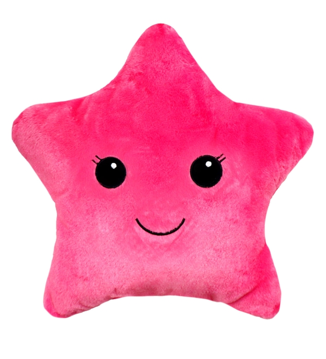 Poduszka TINY STAR gwiazdka plusz 35 cm Róż