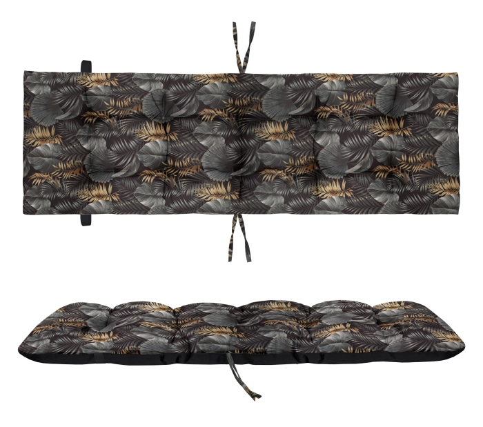 Poduszka na leżak Relax 180x50x12 cm Nocne Liście