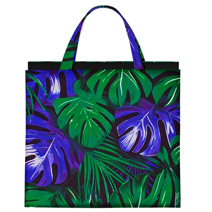 Mata plażowa 180x50x2 Oxford Czarny/Tropicana G