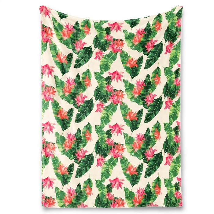 Koc Cactus mikroflanela 130x170 cm Multicolor