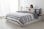 Kpl pościeli SATIN ELEGANCE 160x200+2posz. pasy sz