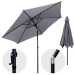 Parasol ogrodowy Tropea 300 x 245 cm Szary