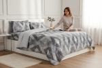 Kpl pościeli SATIN LOFT 160x200+2posz. Szary