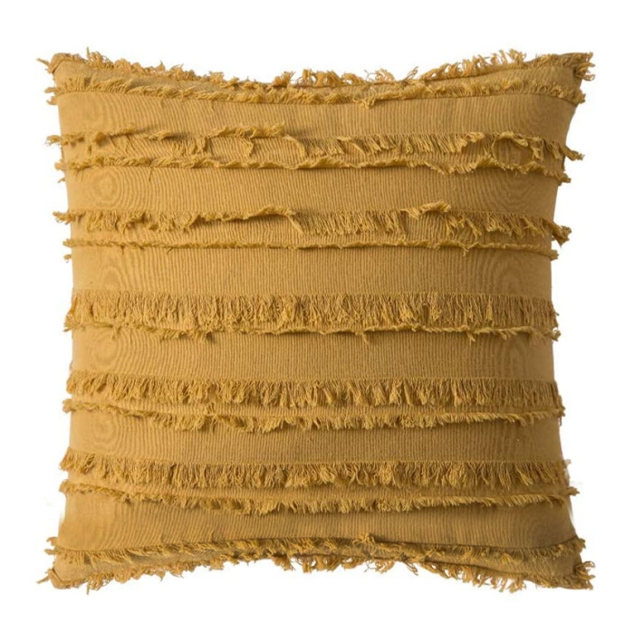 Poszewka ETNO bawełna 45x45 cm Ochre Żółty