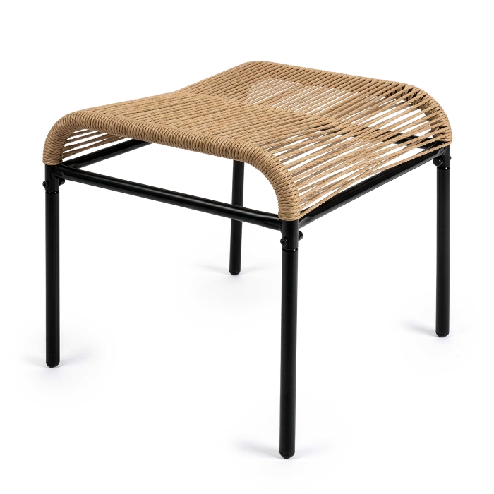 Podnóżek mebel Acapulco 42x40x40 cm NATURAL