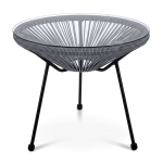 Stolik PATIO TABLE ACAPULCO 45x45cm Grafitowy