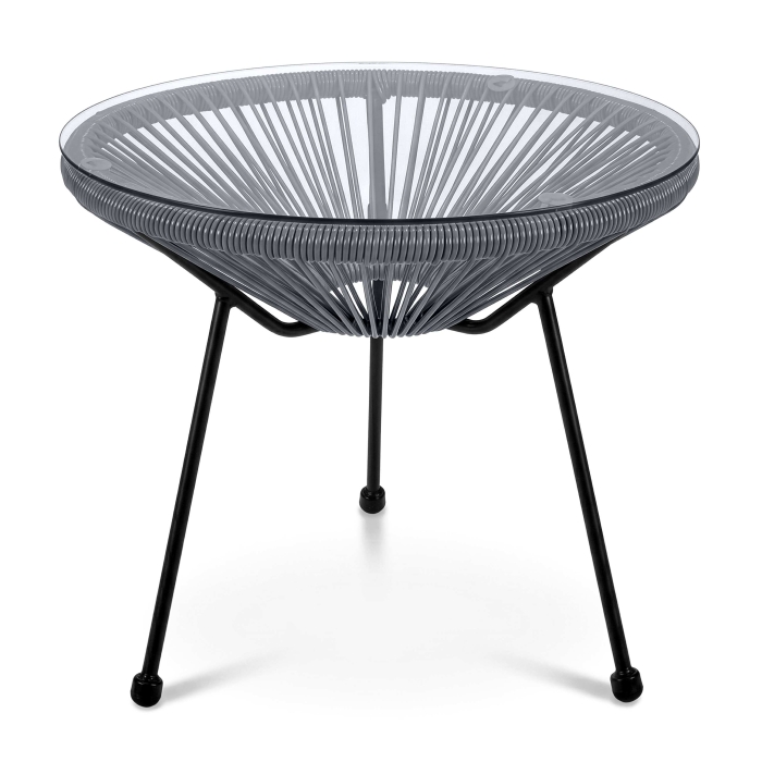 Stolik PATIO TABLE ACAPULCO 45x45cm Grafitowy