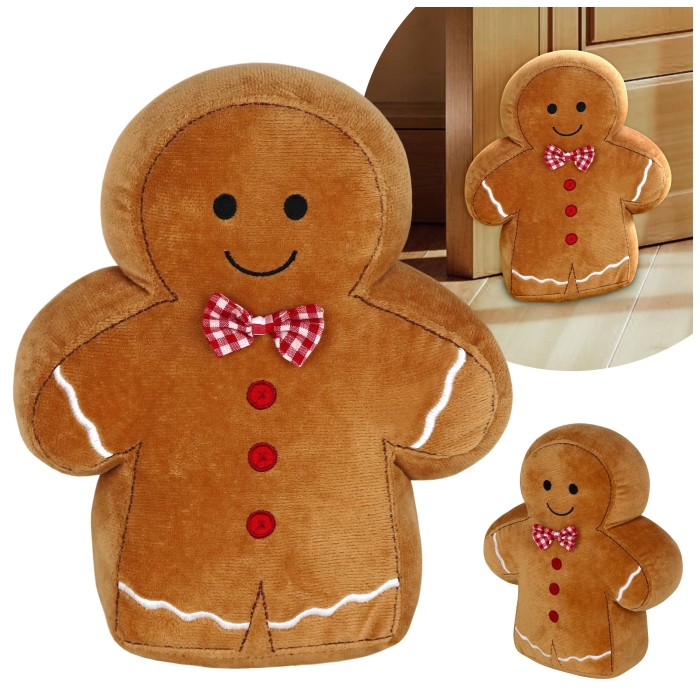 Stoper do Drzwi COOKIE MAN Ludzik Piernik karmel