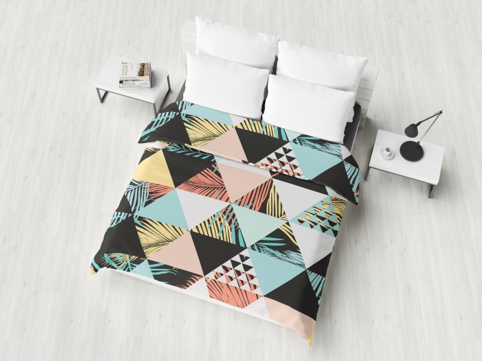 Koc EXOTICO mikro flanela 150x200 cm Palmy