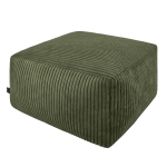 PUF CHILL SPOT velvet Stripes 45x45x25 Oliwkowy