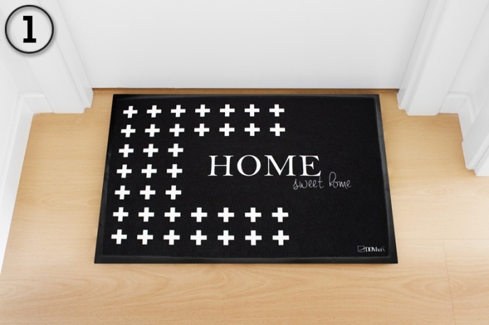 Wycieraczka Noir&Floor Home Sweet Home 40x60 cm #1