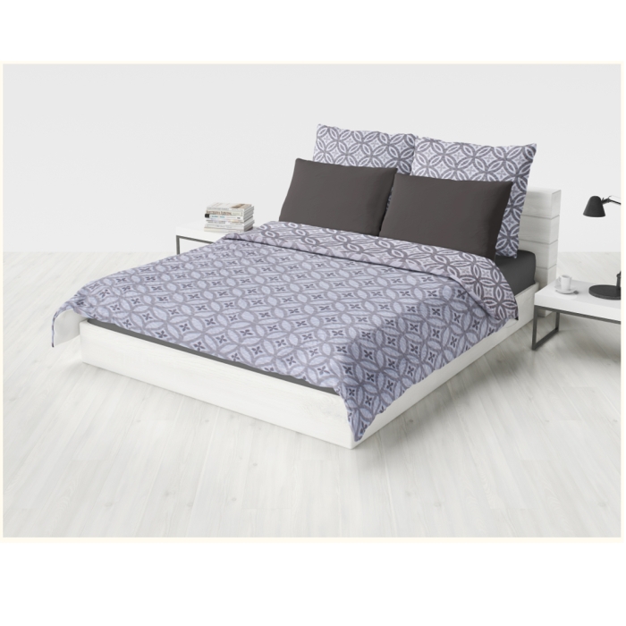 Narzuta dwustronna Noblesse 150X200 Srebrny