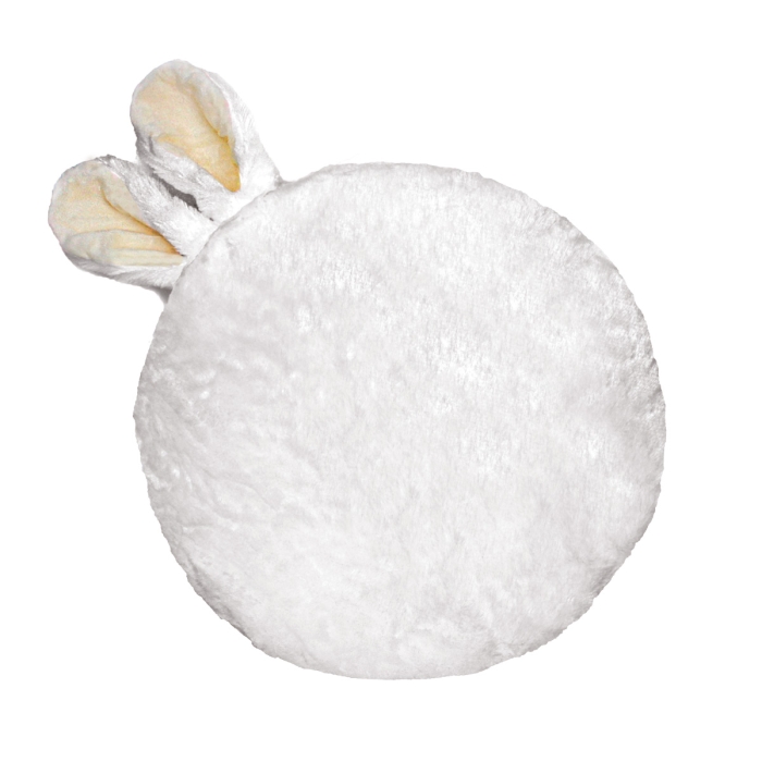 Poduszka SOFT BUNNY plusz z uszami 35 cm Biały