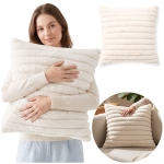 Poszewka NICOLETTE SOFT 45x45 cm Rabbit fur Krem