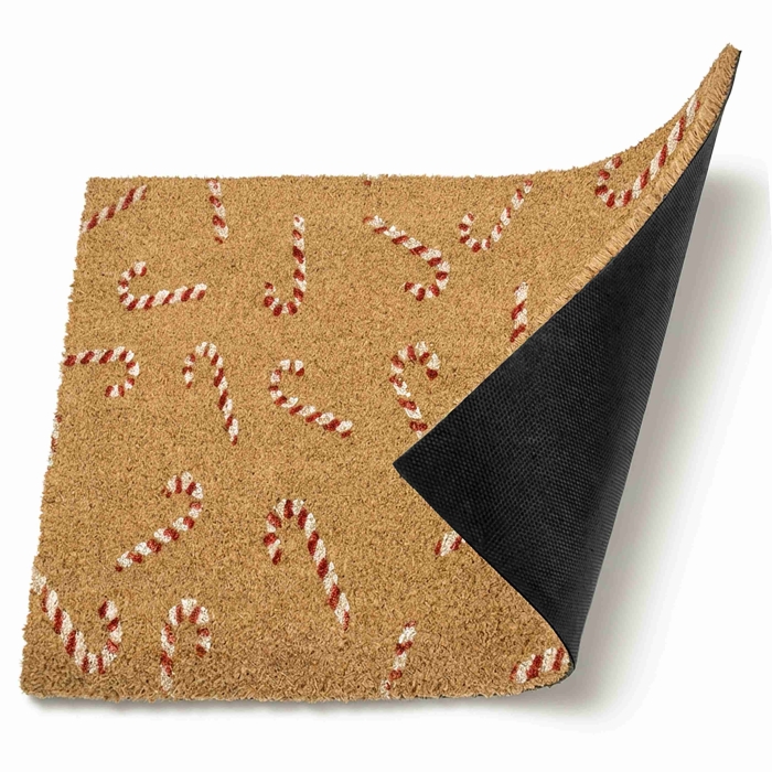Wycieraczka coconut Christmas CANDY CANES 40x60 cm