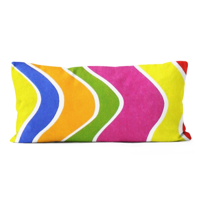 Poszewka dekoracyjna Fala Multicolor 30x50 cm