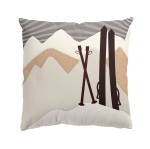 Poszewka VELVET INVERNO WINTER Zima Narty 45x45