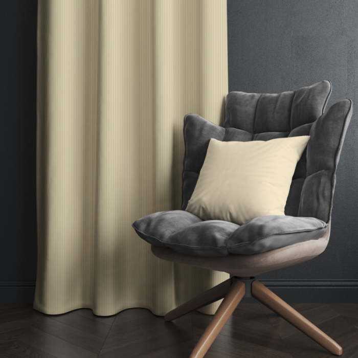 Zasłona ISABEL matt velvet sztruks 140x300 cm Beż