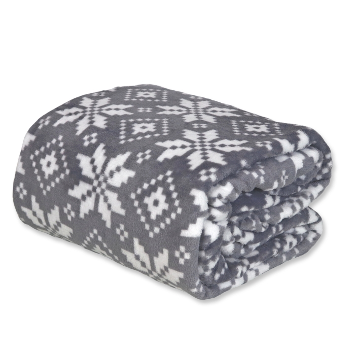 Koc SCANDI CLASSIC STYLE 150x200 cm szary