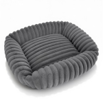 Sofa Legowisko NUBO LUX 70X80 Rabbit fur pas Szary