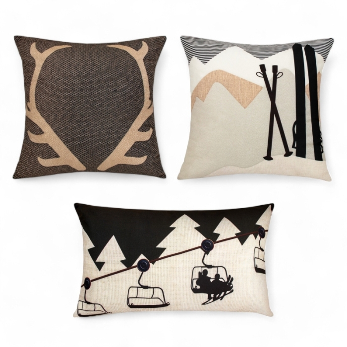 Zestaw No13 Poszewka VELVET INVERNO winter x3