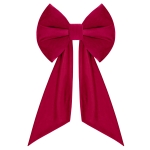 Kokarda Deco Velvet Glam Bow 50x40+50 cm Bordo